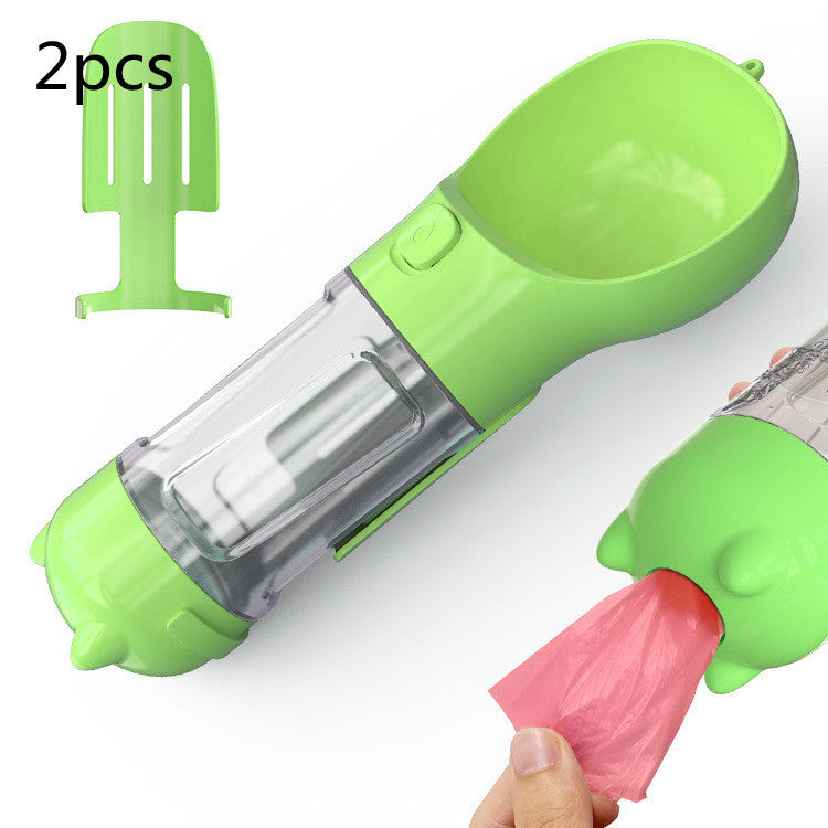 3-in-1 Portable Pet Water Bottle & Feede