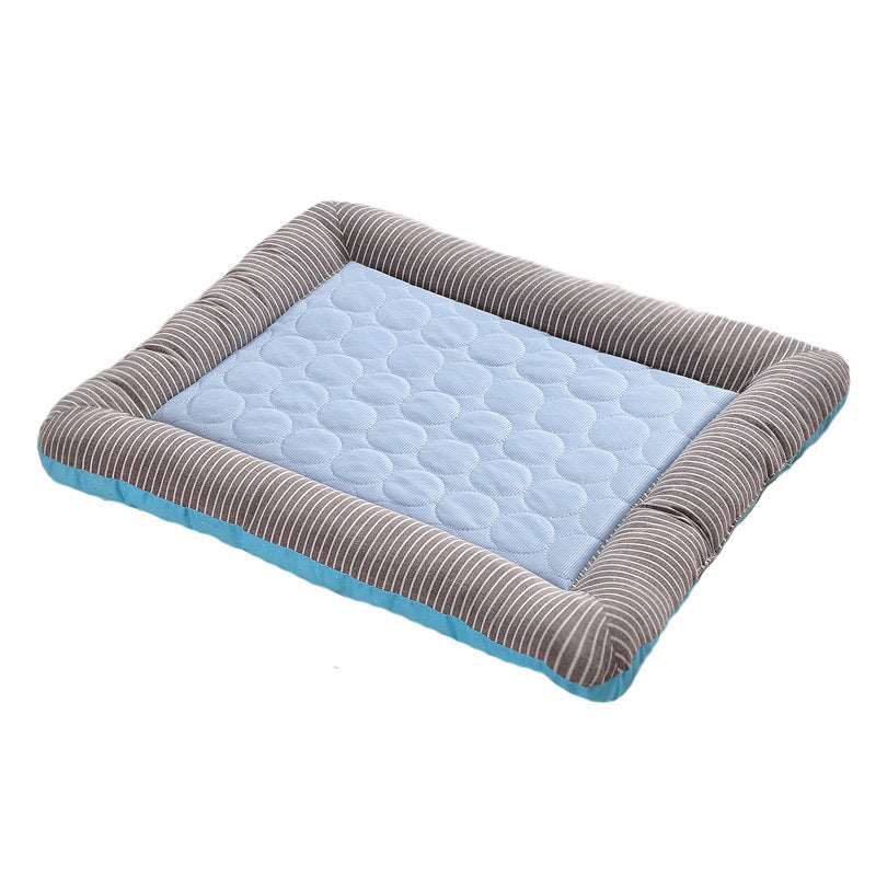 Pet Cooling Pad – Ice Silk, Soft & Breathable for Dogs & Cats