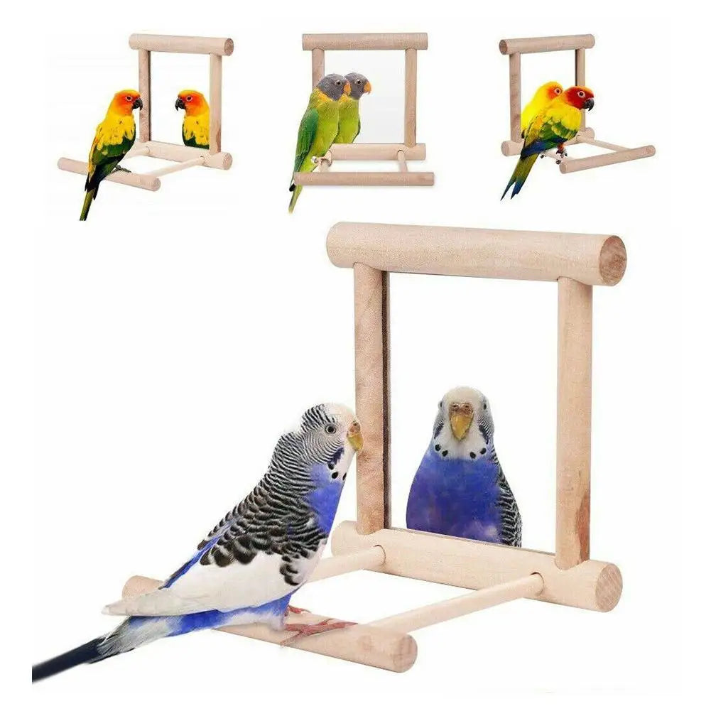 Wooden Cloud Ladder – Bird Climbing & Perch Toy